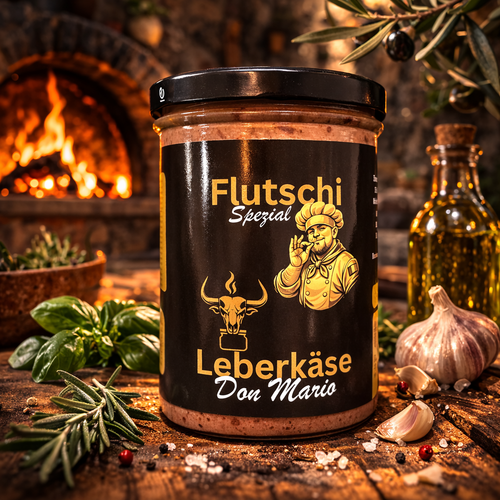 DonMario Leberkäse im Glas Spezialsorte von Flutschi