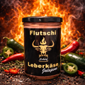 Scharfer Jalapeno Leberkäse im Glas von Flutschi
