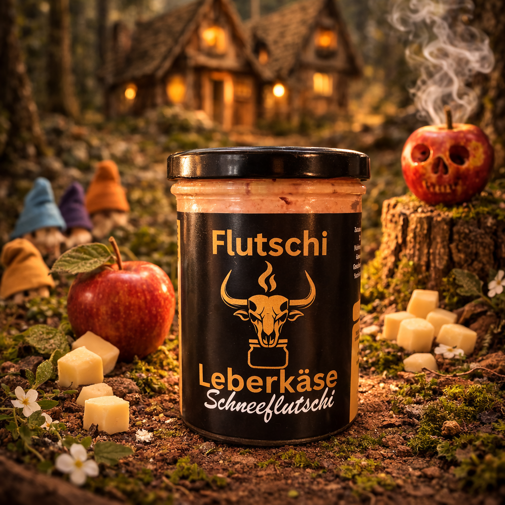 Schneeflutschi Leberkäse im Glas Limited Edition von Flutschi